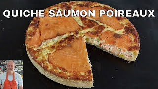 quiche saumon poireaux [upl. by Nicolai]