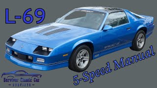 1985 Chevrolet Camaro IROC Z L69 High Output 5speed manual for sale Survivor Classic Cars Tampa FL [upl. by Brandyn]