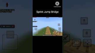 Trying some bridging method for the first time in Minecraft minecraft [upl. by Ajax949]