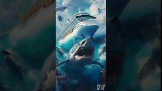 Cruise Ship Giant Flying Sharksshorts [upl. by Nahshon]