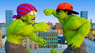 NickHulk vs Zombie  Nick Love Tani Hero Scary Teacher 3D Animation [upl. by Bellda]