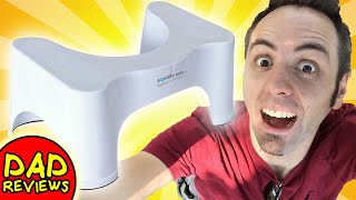 DOES THE SQUATTY POTTY REALLY WORK  Squatty Potty Review SquattyPotty [upl. by Eeralih214]