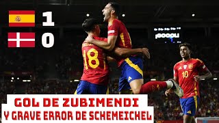 ¡ESPAÑA TRIUNFA Dinamarca 10 Reacciones y Goles [upl. by Fonsie]