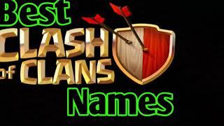 9 Best Clash Of Clans  COC  Names  Gaming Names  Name Of Legacy [upl. by Bauer278]