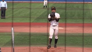 2014412 福岡美輝 （厚木北高校） 3年春 140kmh 右腕 [upl. by Idzik]