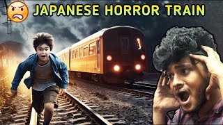 Escaping the Japanese horror train 😨 horror gameOn vtg [upl. by Ahsemrac]