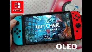 The Witcher 3 Wild Hunt  Nintendo Switch OLED Handheld Gameplay [upl. by Silrac]