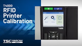 Printronix Auto ID T4000 RFID Printer Calibration [upl. by Sclar555]