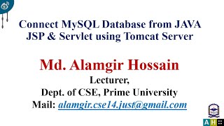 How to connect mysql database from java jsp and servlet using tomcat server [upl. by Leor]