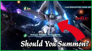 Should You Summon For Unicorn Perfectibility amp Banagher Links Gundam UC Engage [upl. by Nnylaf403]