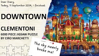 Clementoni  Downtown by Ciro Marchetti 6000 piece jigsaw puzzle [upl. by Atteyram235]