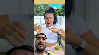 Help her reduce the pain finger 😱😂 prank comedy challenge ad reduce help khamitovy helped [upl. by Teirrah923]