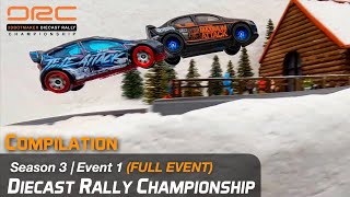 DRC Season 3 Event 1 FULL EVENT Diecast Rally Racing [upl. by Ainola12]