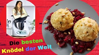 KäseKnödel mit brauner Butter  RotkohlRote BeeteSalat  Wintergerichte  ThermoMixenmitClaudia [upl. by Anelhtak]