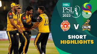 Short Highlights  Islamabad United vs Peshawar Zalmi  Match 32  HBL PSL 8  MI2T [upl. by Osmond]