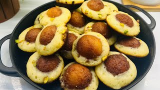 Gulab Jamun Mini Cake Bites  Eggless Gulab Jamun Cake  Mini Cake Bites [upl. by Ellehcor]