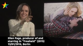 FREEHELD interview with actress and producer Ellen Page [upl. by Araem]