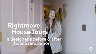 Inside a designers before and after house renovation  House Tours [upl. by Ayhdnas]