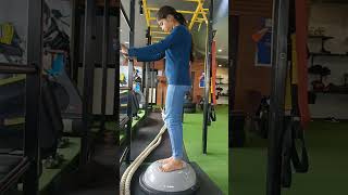 Exercises for balance and proprioception ll Ankle proprioception training shorts physiotheraphy [upl. by Attesor]