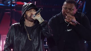 Eminem  Rap God Live at Rock amp Roll Hall of Fame 2022 Induction 4K Pro Multicam [upl. by Lissi]