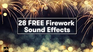 Download 28 FREE Firework Sound Effects SFX  PremiumBeatcom [upl. by Assirialc444]