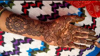 Very easy and simple front hand mehndi design  Simple Bel mehndi designs easy and stylish mehndi [upl. by Neelon]