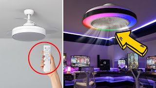 ✅I 5 Migliori Ventilatori da Soffitto con luci e telecomando 💡Silenzioso [upl. by Adine]