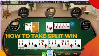 Learn to Play 13 cards Rummy quotFrom Beginner to Professionalquot rummycircle Split win [upl. by Hanselka594]