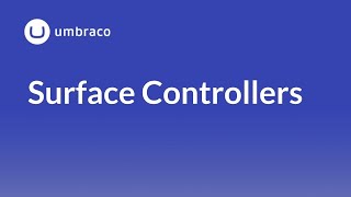 Umbraco 8 Surface Controllers [upl. by Reffinej]