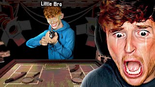 Buckshot Roulette VS Little Brother MULTIPLAYER [upl. by Noet]