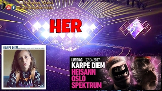 Karpe Diem  HER š‡ HERE Oslo Spektrum 2017 š‡³š‡´ Karpe Diem ā¯¤ Chaskora Darvesh [upl. by Nauqahs]