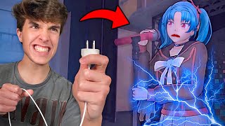 ELECTROCUTO A LA CANTANTE  Yandere Simulator  Parte 10 [upl. by Starr317]