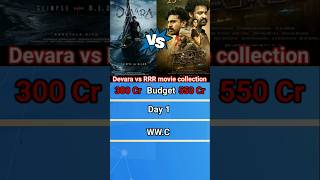 RRR vs Devara movie day1 box Office collection comparison ytshorts shorts [upl. by Nissie663]