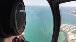 Moorabbin Airport to Essendon Airport Helicopter Flight Training POV [upl. by Fax]