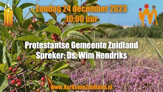 Livestream Eredienst Welkomkerk 24 december 2023 1000 [upl. by Suoivatram]