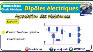 Association des résistances Exercice 4 [upl. by Kcirreg]