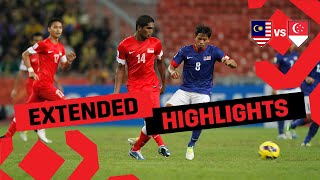 Malaysia vs Singapore  Extended Highlights  AFFSuzukiCup 2012 Group Stage [upl. by Bates]