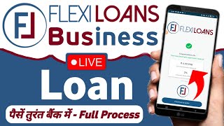 flexiloans app se loan kaise le  how to get a business loan  flexiloans business loans [upl. by Abshier1]