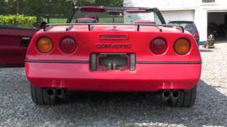 Chevrolet Corvette C4 convertible sound [upl. by Pedaias328]