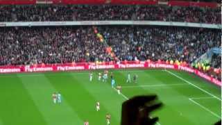 Balotelli Red Card  Arsenal vs Manchester City 8412 [upl. by Aneladdam]