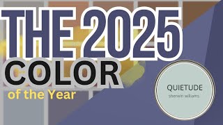 COLOR OF THE YEAR 2025  Revealed Quietude FutureDusk paints homerenovations interiordesign [upl. by Amorita763]