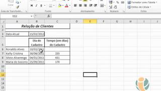 Saiba como contar quantos dias se passaram entre duas datas usando o Excel [upl. by Web]