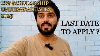 GKS Undergraduate 2025  LAST DATE TO APPLY  2025 GLOBAL KOREA SCHOLARSHIP altaftravelogue [upl. by Snowber397]