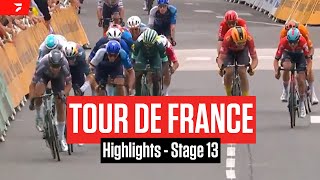 Tour de France 2024 Stage 13 Highlights [upl. by Donella]