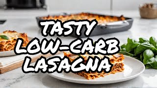 Delicious Keto Lasagna Recipe for 8 [upl. by Haelahk931]