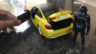 Diecast Unboxing2014 BMW M4 Coupe Sports Car 118 Official BMW Merchandise [upl. by Edyak]