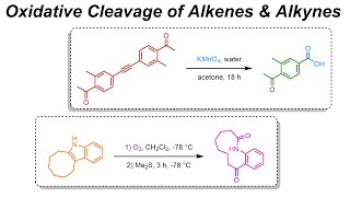 Oxidative Cleavage of Alkenes amp Alkynes  KMnO4 amp Ozonolysis IOC 27 [upl. by Ethelda]