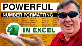 Excel  Number Formatting Secrets  Episode 2044 [upl. by Furmark]