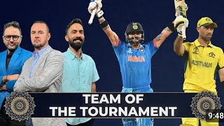 Dinesh KarthikParthiv Patel amp Simon Doull pick their XI of WC2023 in urduhindi voice viratkohli [upl. by Katharyn]