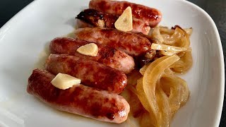 SALCHICHAS AL VINO  AIRFRYER FREIDORA DE AIRE CUCODAMORE [upl. by Hayifas]